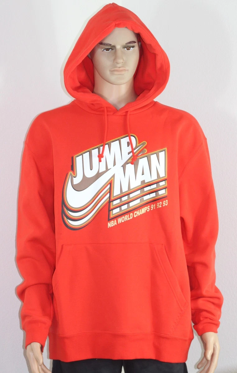 Nike Jordan Core Essentials all over print fleece hoodie in black/red