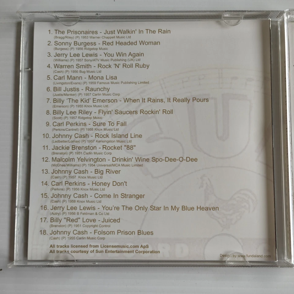 Best of Sun Records Vol. 2 by Various Artists CD 2005 Jazz VGC Fast Post A1 - Imagem 2 de 4