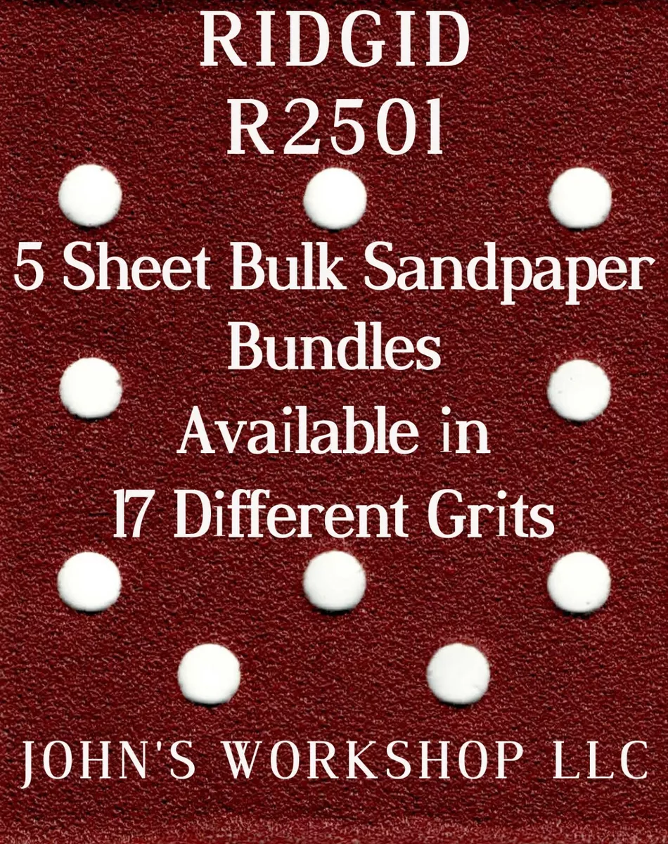 Ridgid sandpaper deals