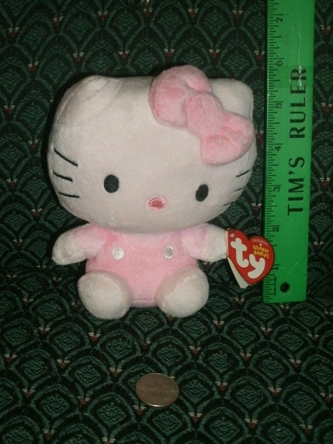Ty Beanie Baby Hello Kitty Plush Pink 