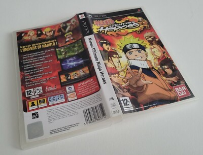 Naruto: Ultimate Ninja Heroes - Jeu PSP PAL FR Complet En Très Bon état - Version 2007