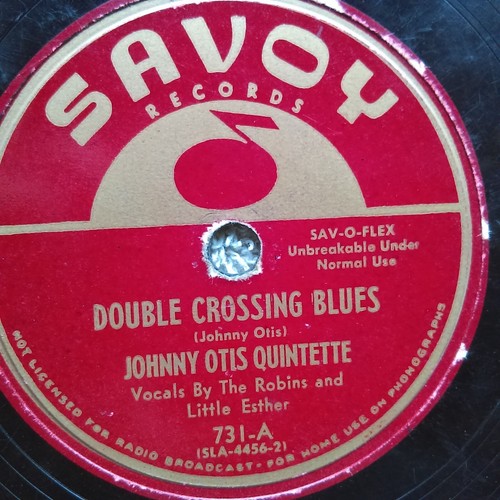 78 rpm Savoy 731, Johnny Otis, Beale Street Gang, Back Alley Double Blues V - Picture 3 of 3
