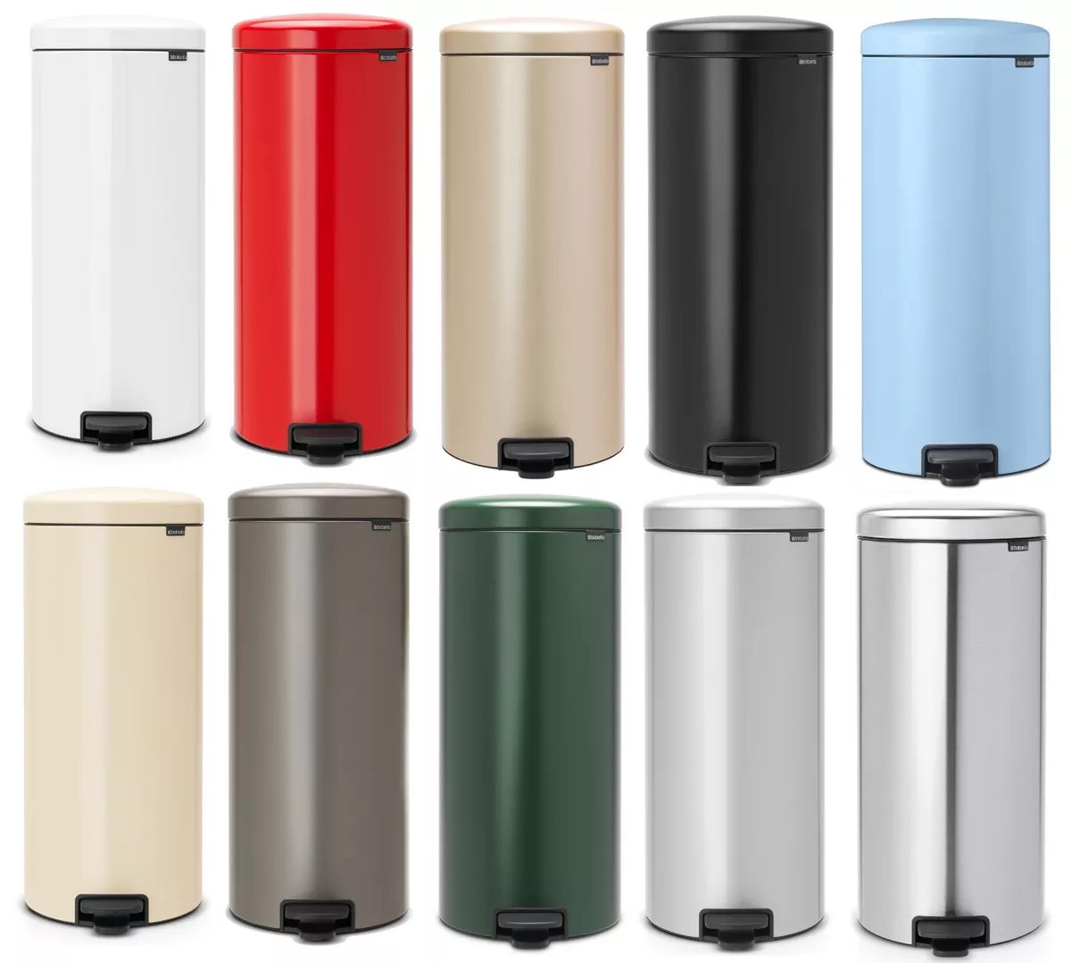 Brabantia Mülleimer Touch Bin New,recycle, 23+10 L Platinum - Portofrei bei  bücher.de