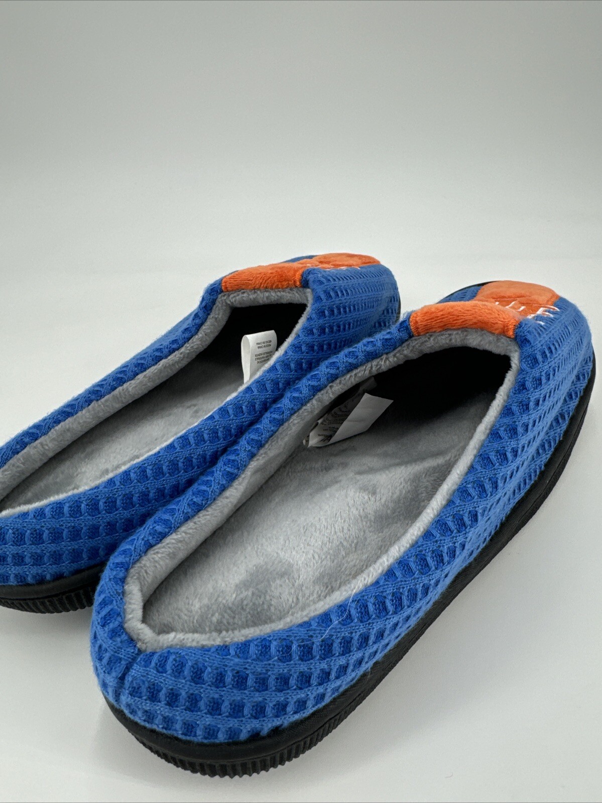 SAOLA Pantofole MLB New York Mets in rete suola ondulata taglia S 7 8 di FOCO nuove senza etichette