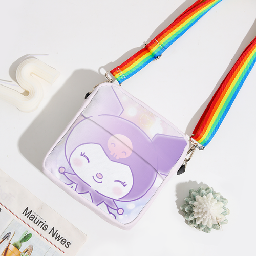 Kuromi Anime Shoulder Bag Messenger Tote Customized Storage Mini Child - Picture 36 of 42