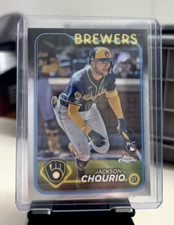 2024 Topps Chrome Update #161 Jackson Chourio (RC) Refractor Brewers MINT 
