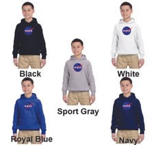 Youth NASA Boys Girls Hooded Sweatshirt