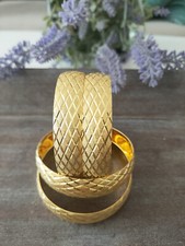 Adana Burma Yildizli Bilezik 2 Gold Armreifen 22 Karat vergoldet 1,5cm