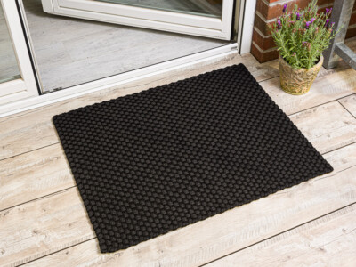 Pad Outdoor Matte UNI SCHWARZ 72x92 Fussmatte Teppich Pad Concept Fußmatte