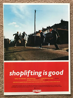 STRAW - SHOPLIFTING 1999 Full page UK magazine ad