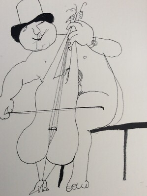 Kunstkarte - Limitierte Edition ''The underground sketchbook 1964''  Tomi Ungerer