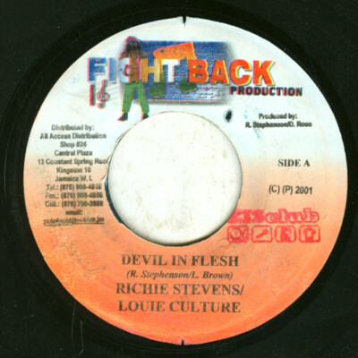 Richie Stephens & Louie Culture / DYCR - Devil In Flesh / Dem Man Deh (7'')