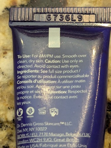 Dr Dennis Gross B3 Adaptive SuperFoods Stress Repair Face Cream Travel 0.25 oz - 第 4/5 張圖片