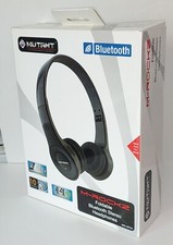 Mutant M-Rockz Foldable Bluetooth Wireless Stereo Headphones w/Microphone Black