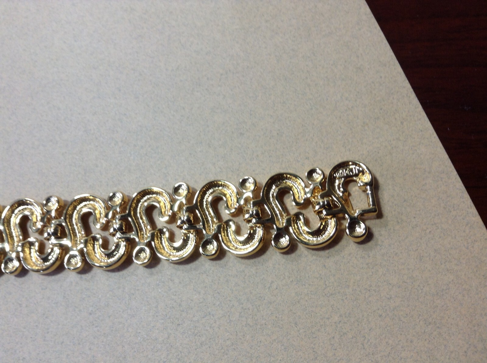 Vintage RARE Kenneth Jay Lane KJL gold tone QUEST… - image 11