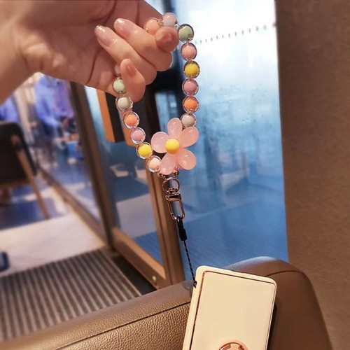 Chains Mobile Phone Chain Bead Lanyard Cellphone Straps Lanyard for Keys - Photo 4 sur 19