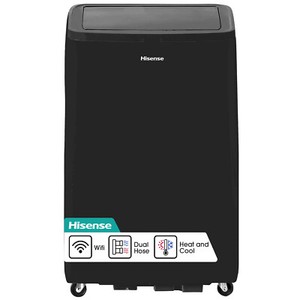 Hisense 10000 BTU Portable AC & Heater Cools/Heats 550 Sq Ft (Refurbished)