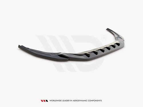Front Diffuser Diffusor V4 Maxton Design Gloss Black For Audi S3 / A3 S-Line 8Y - Picture 4 of 4