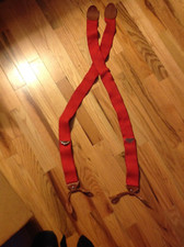 Men's Red Suspenders