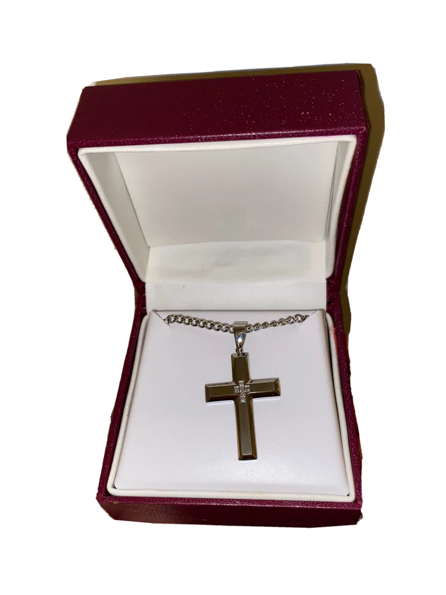 Helzberg 2024 cross necklace