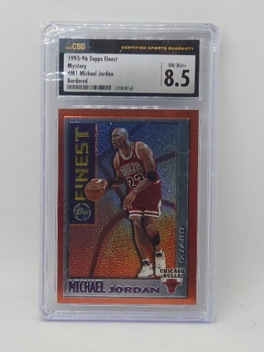 その他 Jordan 1995 Topps Finest Mystery 1995 Topps FINEST Mystery MICHAEL JORDAN #M1 PSA 9 MINT