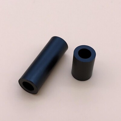 100pcs Black Nylon ABS Threadless Round Washers M4 x 2mm