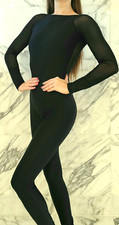 Dance Catsuit Costume Leotard Adult Medium AM Aerialist Acrobatic Full Unitard
