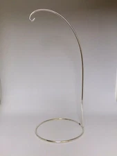 Ornament Display Stand Holders - 8 1/4" TALL SILVER PLATED