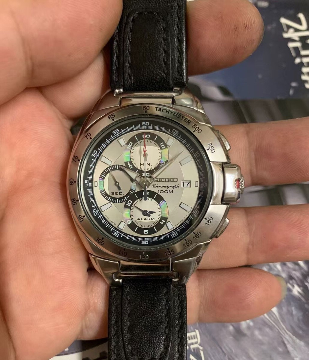 Japan Seiko 7T62 Multifunction Chronograph Quartz Watch Men's