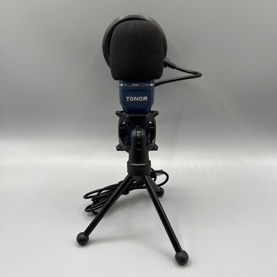 TONOR USB Microphone, Computer Cardioid Condenser PC Gaming Mic w/Stand