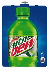 DIXIE NARCO 501E HVV & 276E Mt Dew 20oz Label NSB22 1122