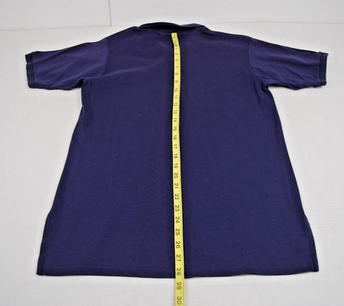 Vintage Polo Ralph Lauren Shirt Size S 80s Navy Blue Red Polo Player Made USA - Picture 8 of 8