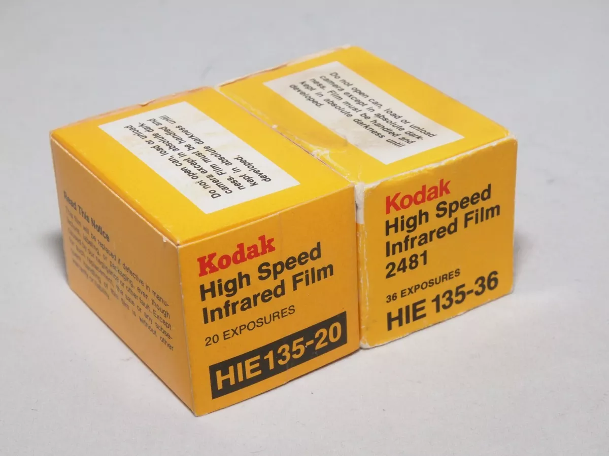 送料無料(北海道・沖縄県除く!) Kodak infrared film HIE 135-36