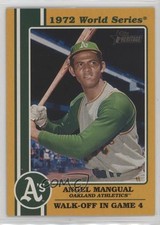 2021 Topps Heritage High Number 1972 World Series Highlights Angel Mangual 10ak