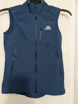 Mountain Equipment Frontier Vest Women Blue Softshell Vest