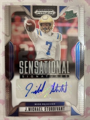 2025 Panini Prizm Draft Picks - Sensational Signatures  J.Michael Sturdivant