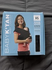 Baby K'tan Baby Carrier XS Black Cotton