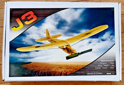 Micro Plane ultraleicht ELE RC J3 mit Motor und Regler Hallenflieger NEU in OVP