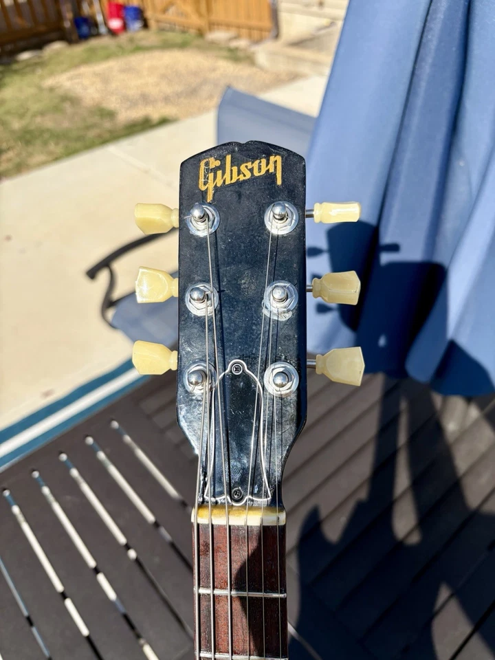 Vintage 1964 Gibson Melody Maker Double Electric Guitar USA - Image 3 of 4