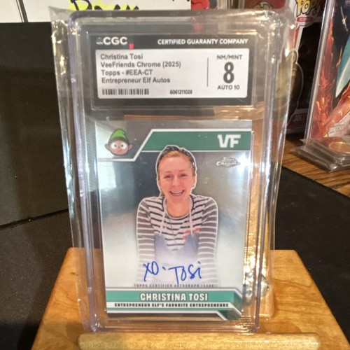 VeeFriends Topps Chrome Entrepreneur Elf Christina Tosi Autograph CGC 8 2025