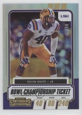 2021 Panini Contenders Draft Picks Bowl Championship Ticket 9/10 Devin White 7xr