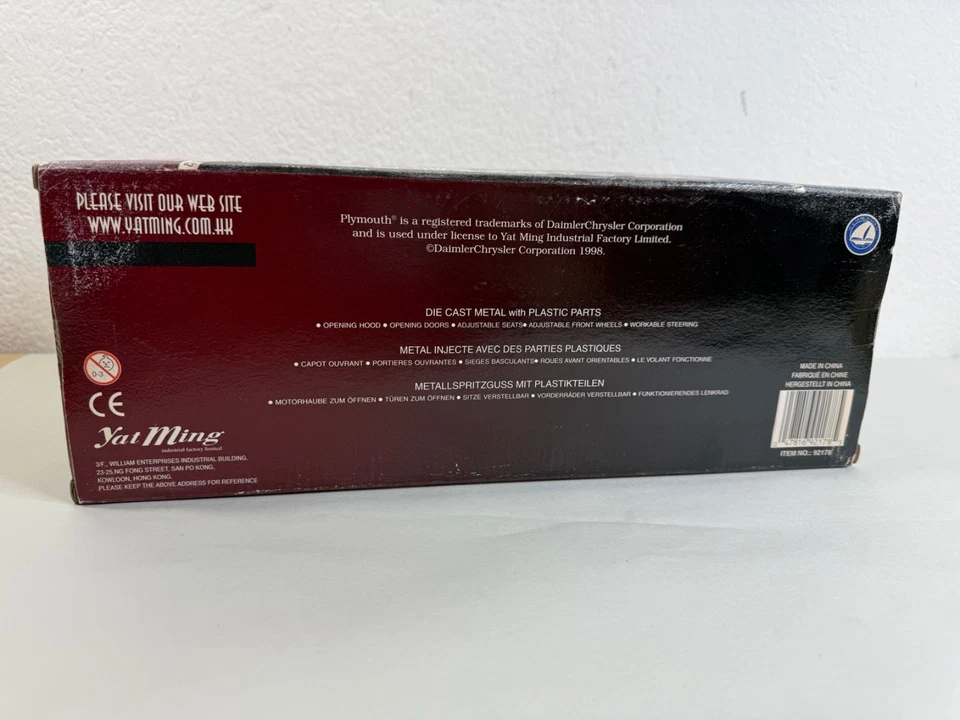 Road Signature Deluxe Edition AMARILLO 1969 Plymouth Barracuda 1:18 Diecast 92178 Foto 4 de 4