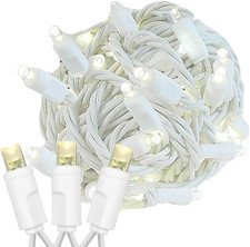 50Ft Warm White LED Christmas String Lights, ...