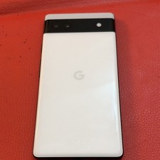 Google Pixel 6a White 128GB 6.1in Unlocked Android USB-C Used Smartphone