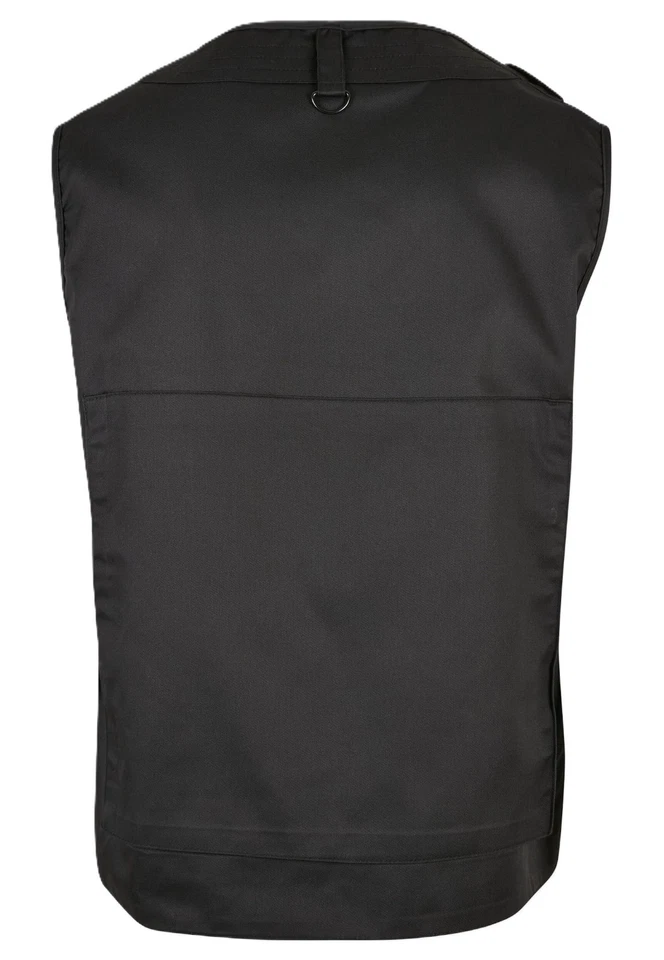 Multi-pocket Fashion Work Vest For Daily Wear in Polyester-Cotton Twill - Image 2 of 4
