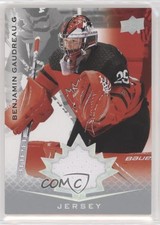 2021 Upper Deck Team Canada Juniors Jersey Benjamin Gaudreau #39 10p9