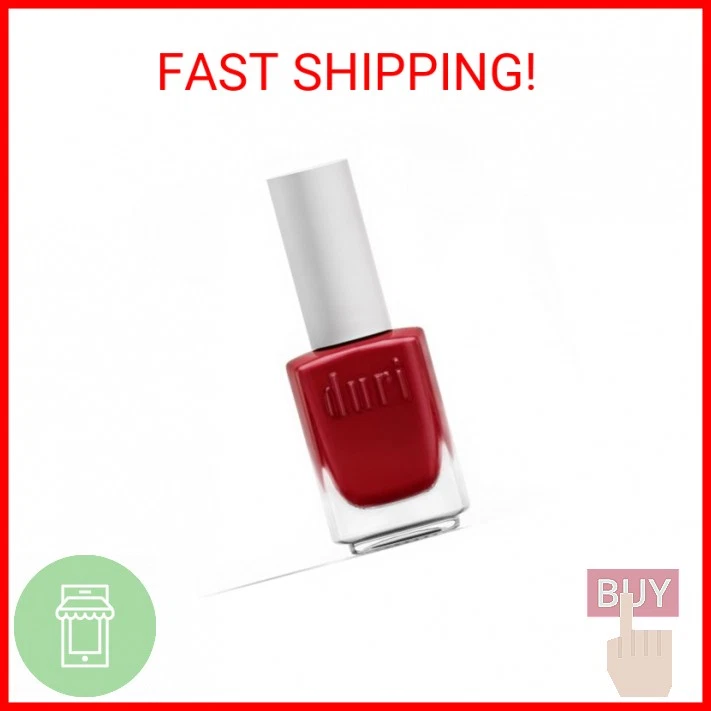 Esmalte de uñas duri, 729 Aquarius, rojo cálido invierno, cobertura completa, acabado brillante, Q Foto 2 de 2