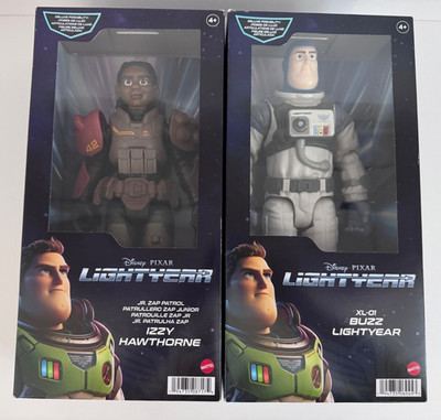 Lot 2 Disney Pixar LIGHTYEAR Buzz Lightyear XL-01 Izzy Hawthorne 12 in Figures