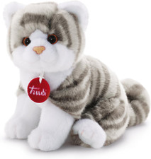 Gattino Brad Tigrato Grigio Gatto Peluche Gioco, Regalo Di Natale E Compleanno, 