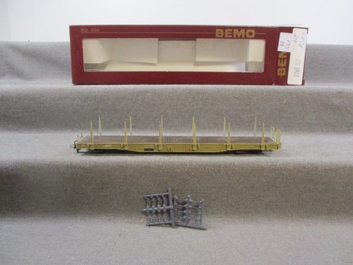 Bemo Spur H0m 2280 103 Rungenwagen unbeladen in OVP BB 471 | Zustand: Gebraucht